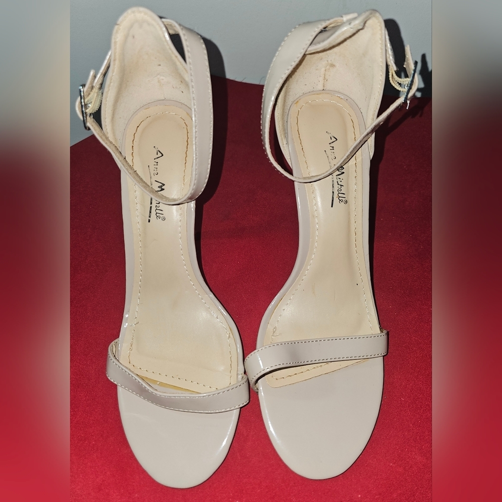 Anne Michelle Enzo-01N Open Toe Ankle Strap High Heel Sandal